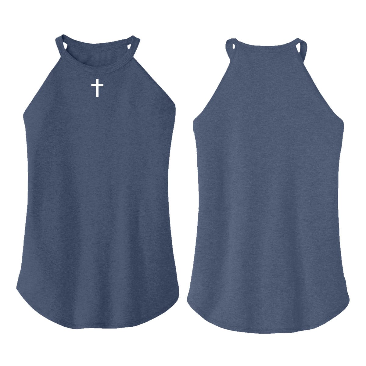 OurTrueGod Customs Apparel Cross Rocker Tank (Front)
