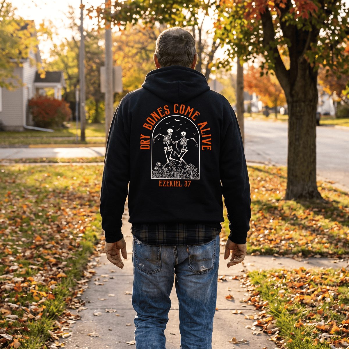 OurTrueGod Customs Apparel Dry Bones Come Alive Hoodie