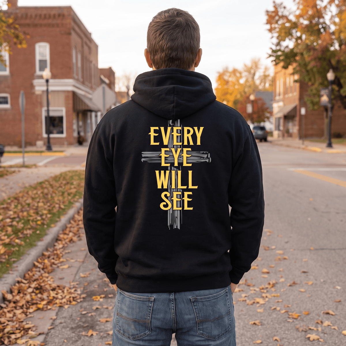 OurTrueGod Customs Apparel Every Eye Will See Hoodie