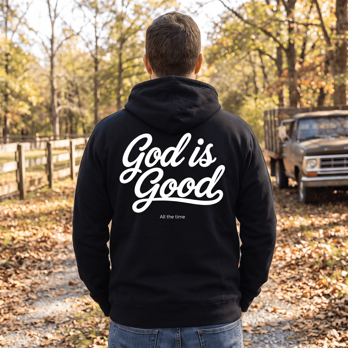 OurTrueGod Customs Apparel God Is Good All The Time Hoodie