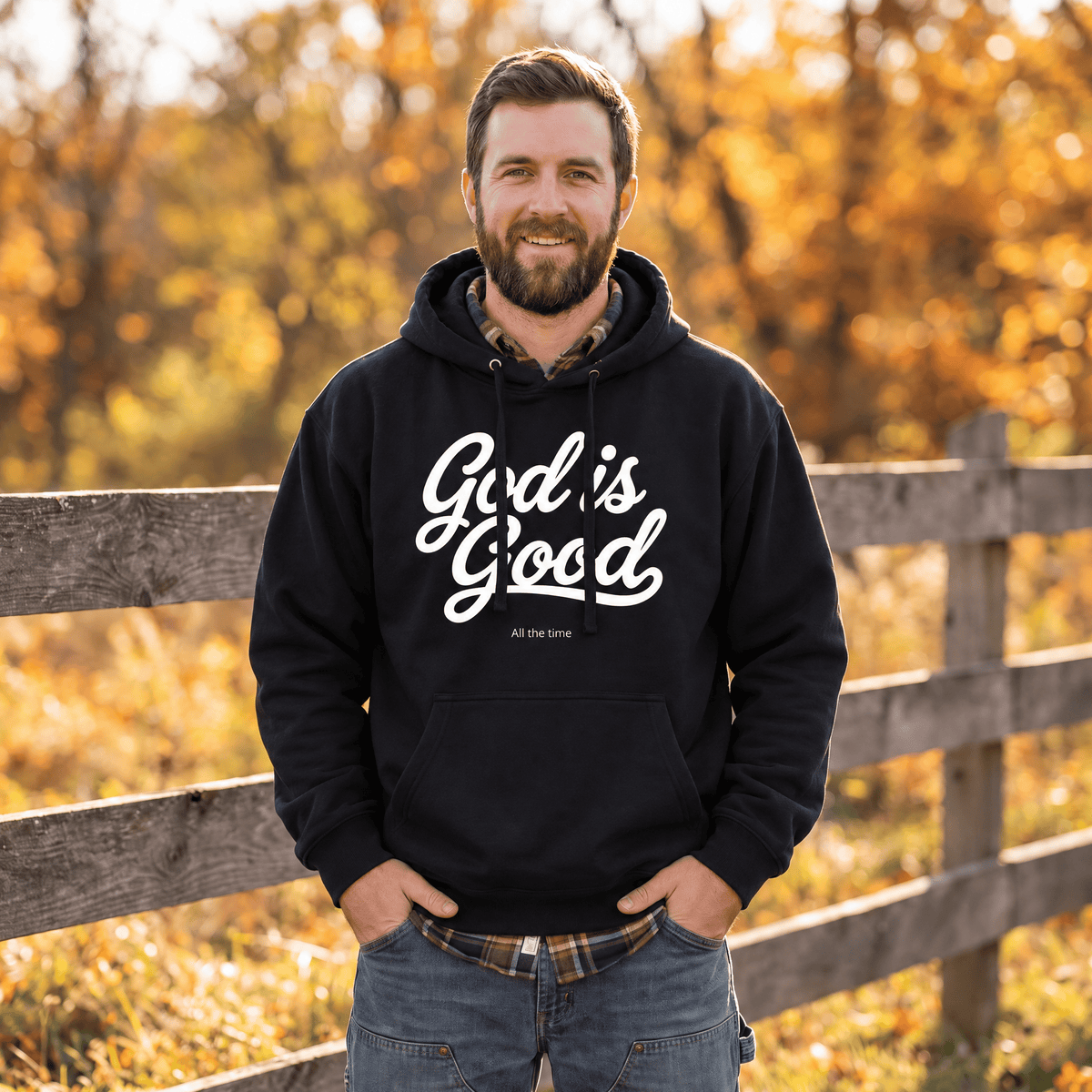OurTrueGod Customs Apparel God Is Good Classic Hoodie