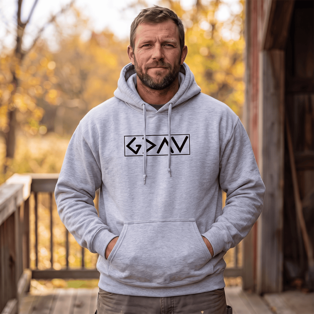 OurTrueGod Customs Apparel God is Greater than the High and Lows Hoodie