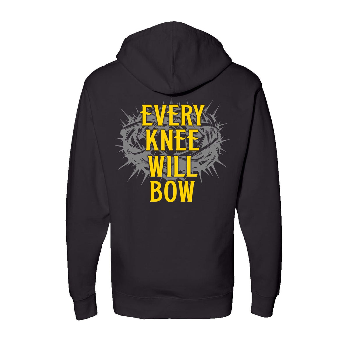 Every Knee Will Bow Hoodie in Black