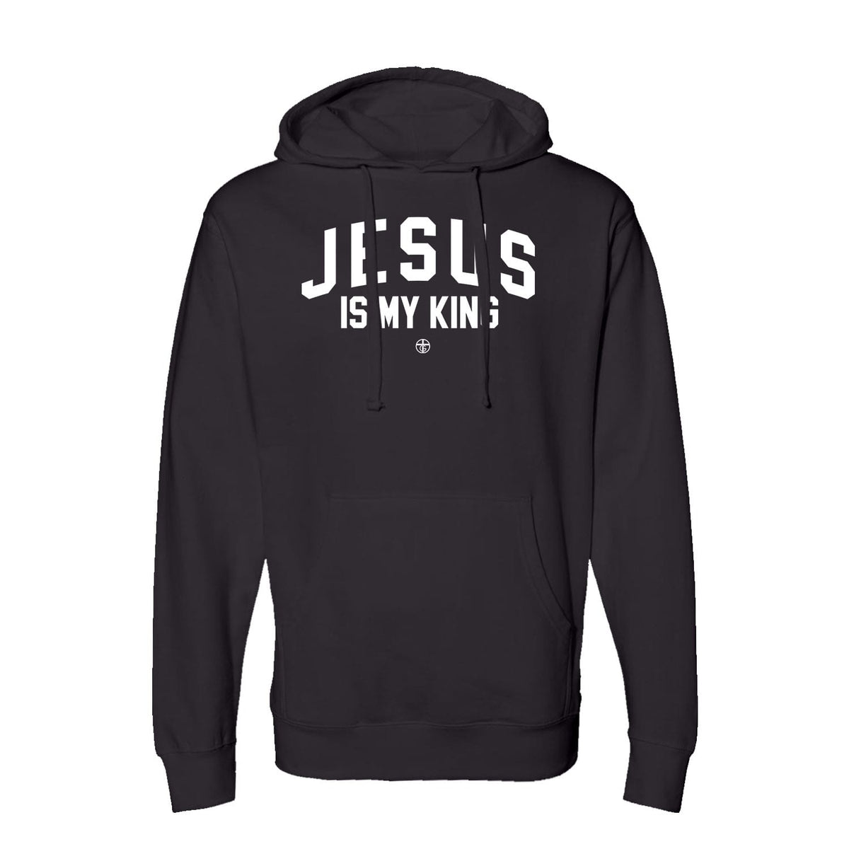 Jesus Is My King Hoodie in Black