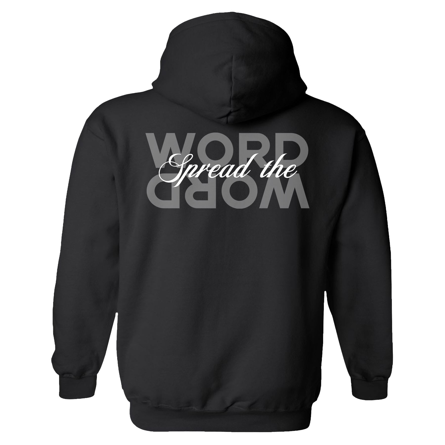 OurTrueGod Customs Apparel Hoodie / Black / S Spread The Word Hoodie