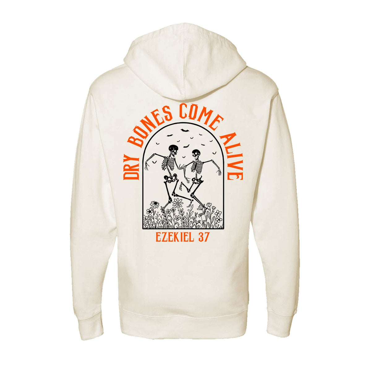 Dry Bones Come Alive Hoodie in Bone