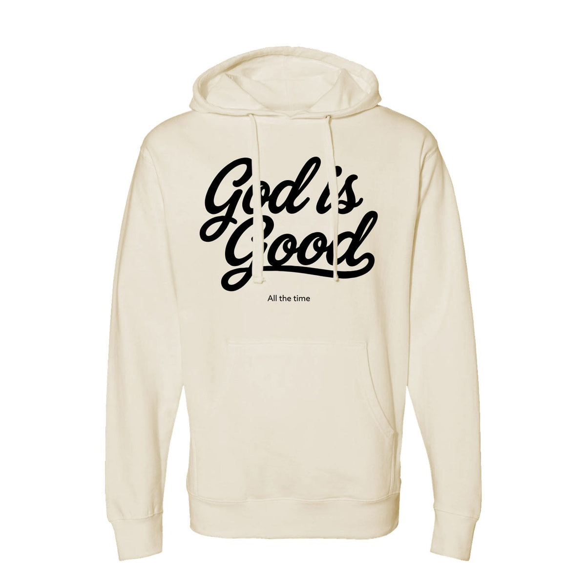 OurTrueGod Customs Apparel Hoodie / Bone / S God Is Good Classic Hoodie