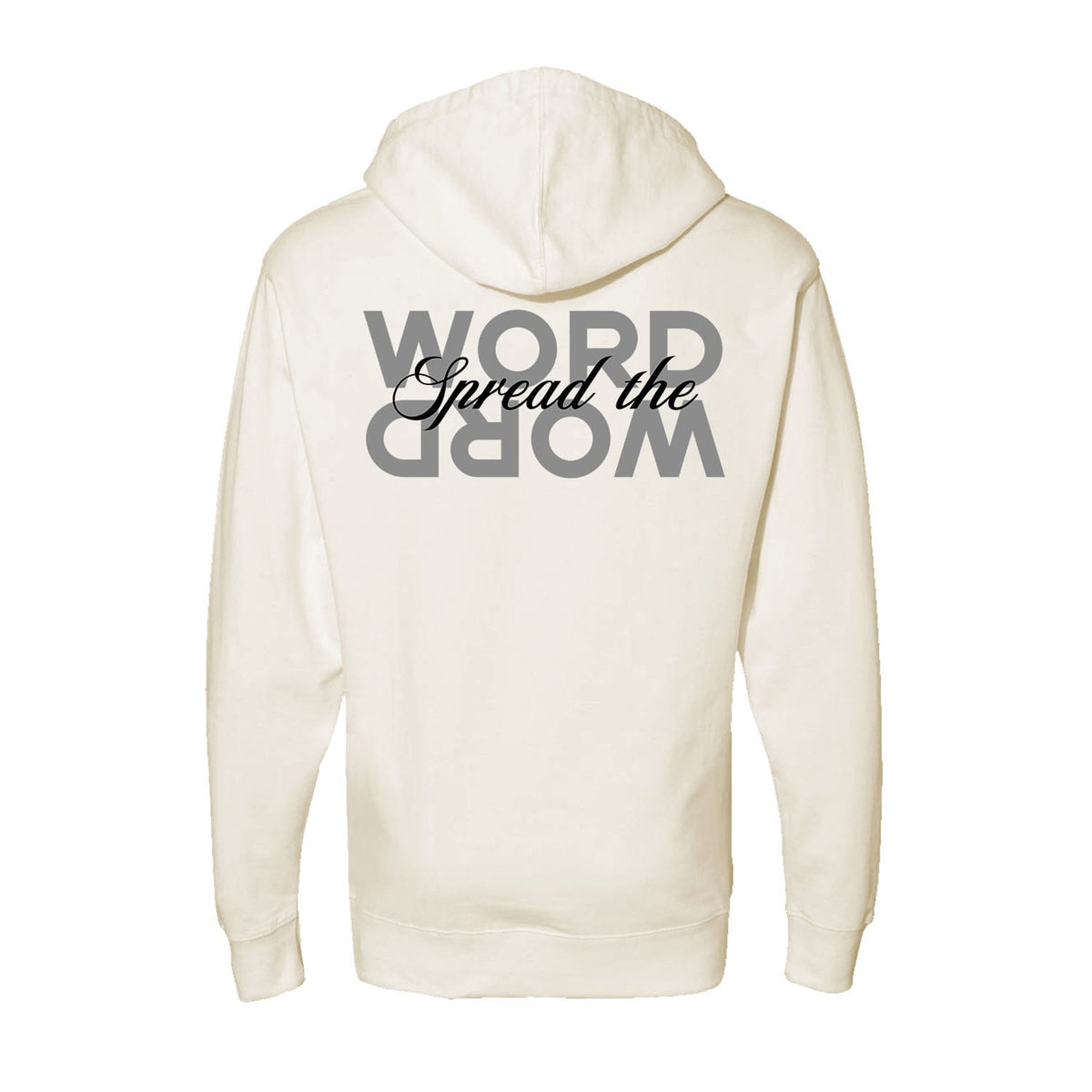 Spread The Word Hoodie in Bone
