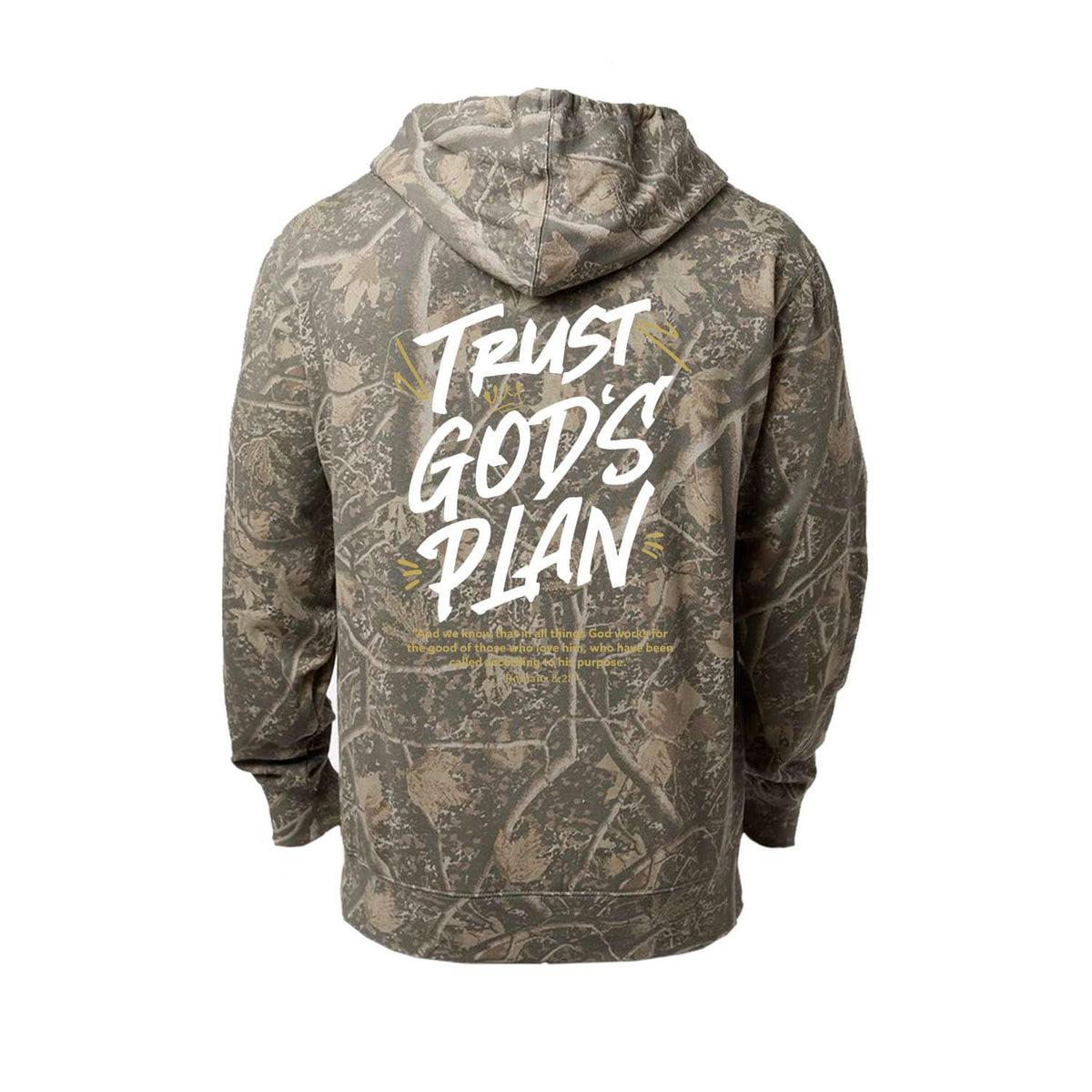 Trust God's Plan Hoodie in Deadwood Tree Camo