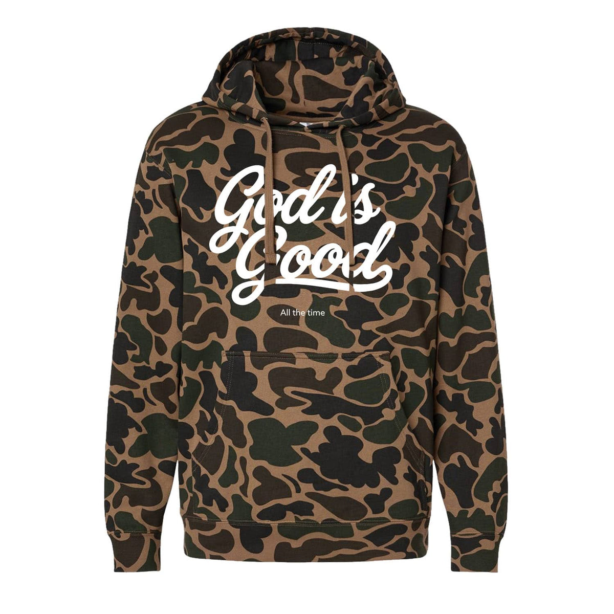 OurTrueGod Customs Apparel Hoodie / Duck Camo / S God Is Good Classic Hoodie