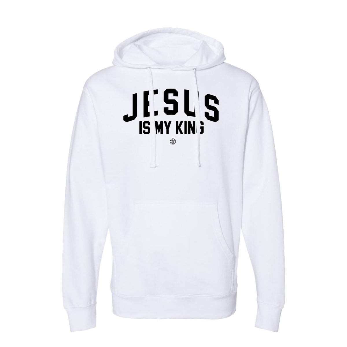 Jesus Is My King Hoodie in White
