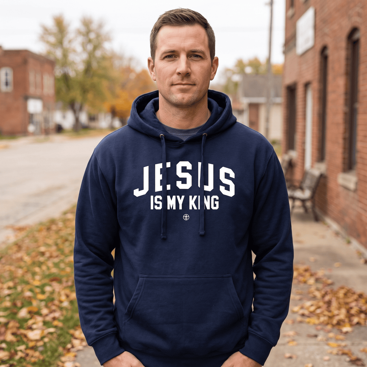 OurTrueGod Customs Apparel Jesus Is My King Hoodie