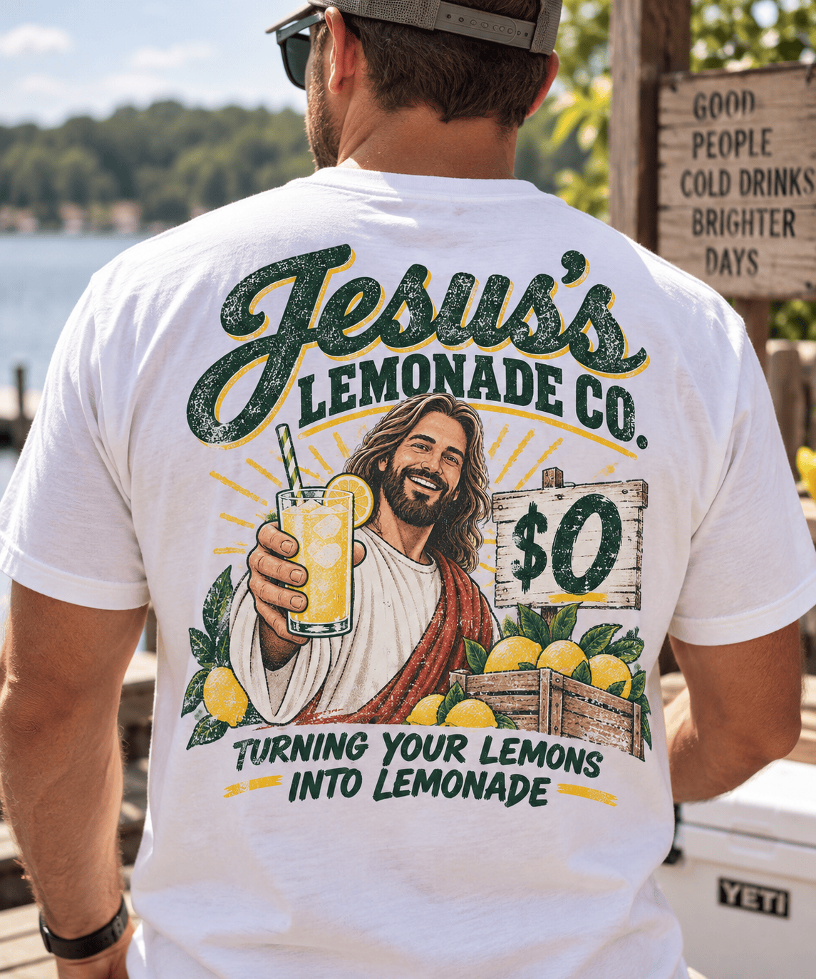 OurTrueGod Customs Apparel Jesus's Lemonade Co. T-Shirt