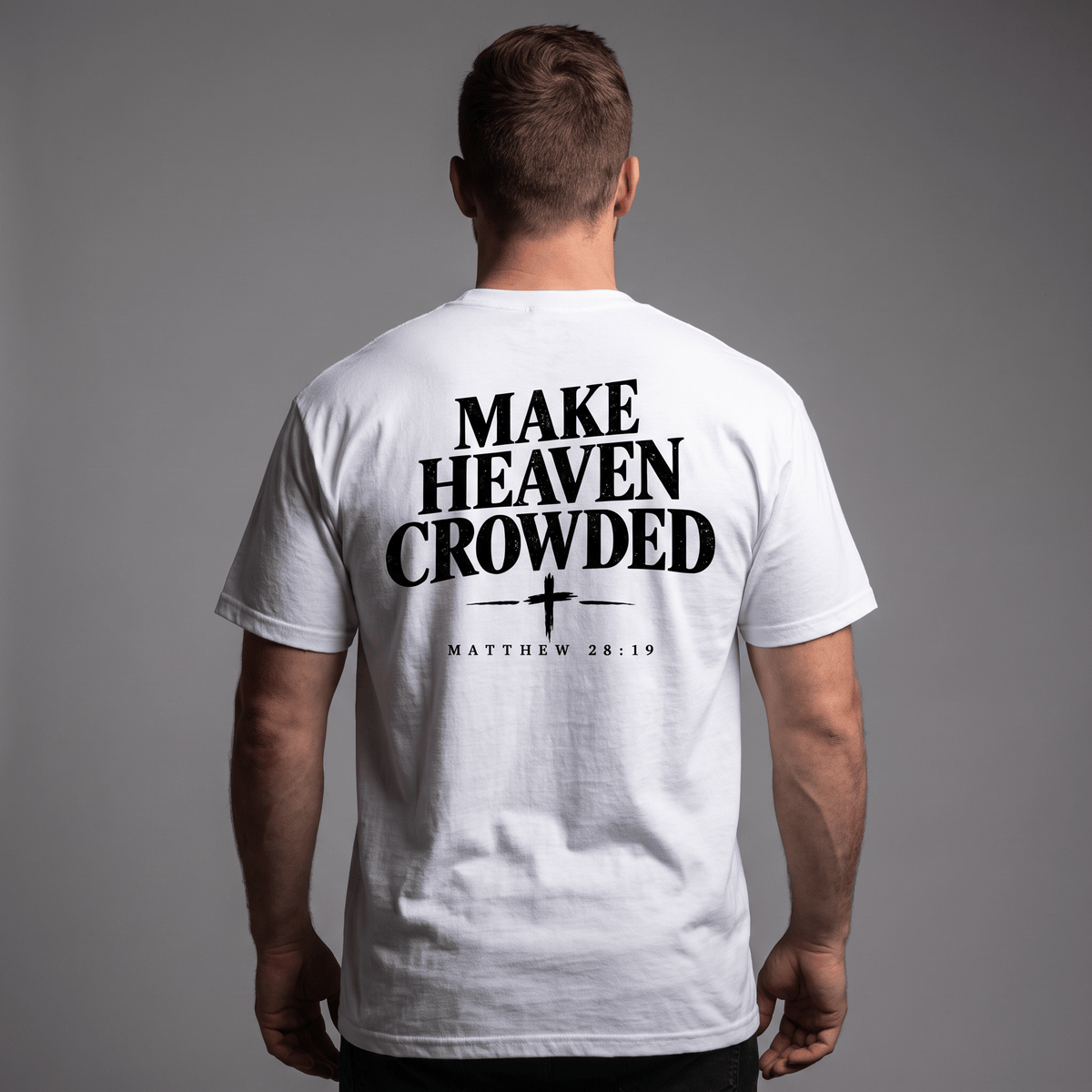 OurTrueGod Customs Apparel Make Heaven Crowded Heavyweight Tee