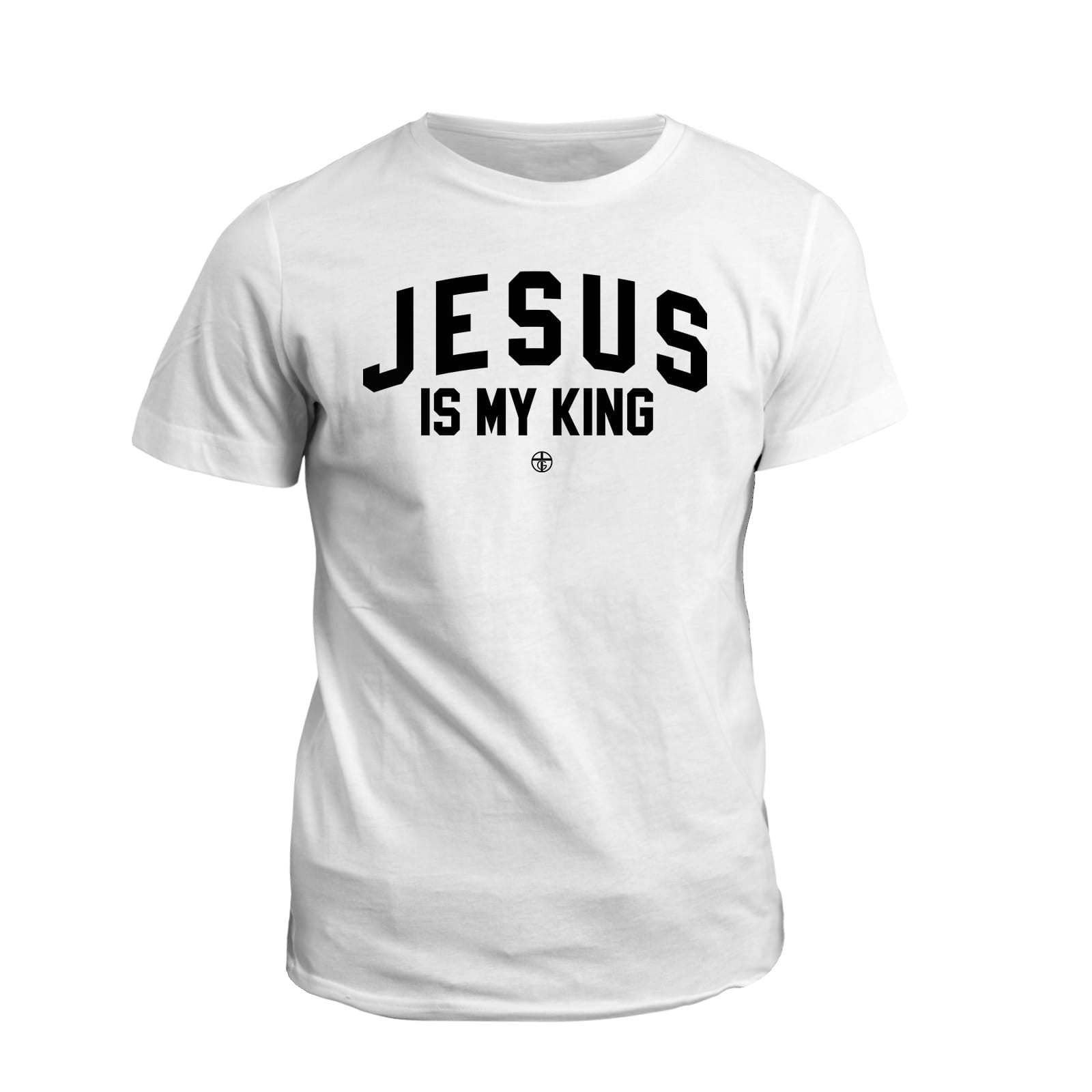 OurTrueGod Customs Apparel T-Shirt / White / S Jesus Is My King T-Shirt
