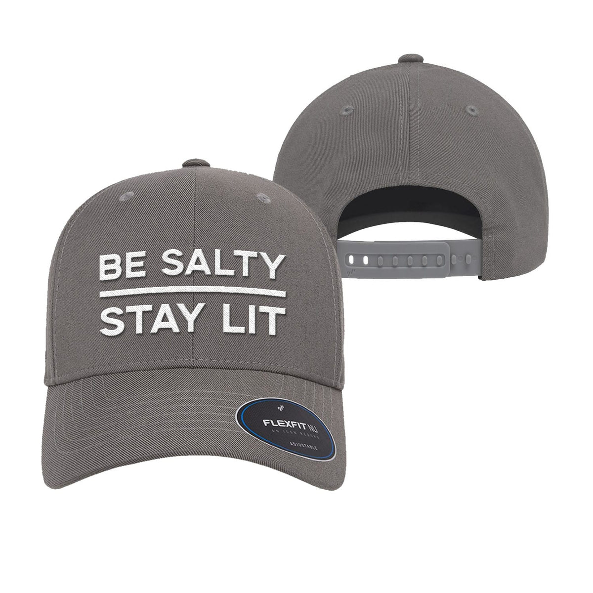 OurTrueGod Customs Hat Be Salty Stay Lit Premium Flexfit Hats