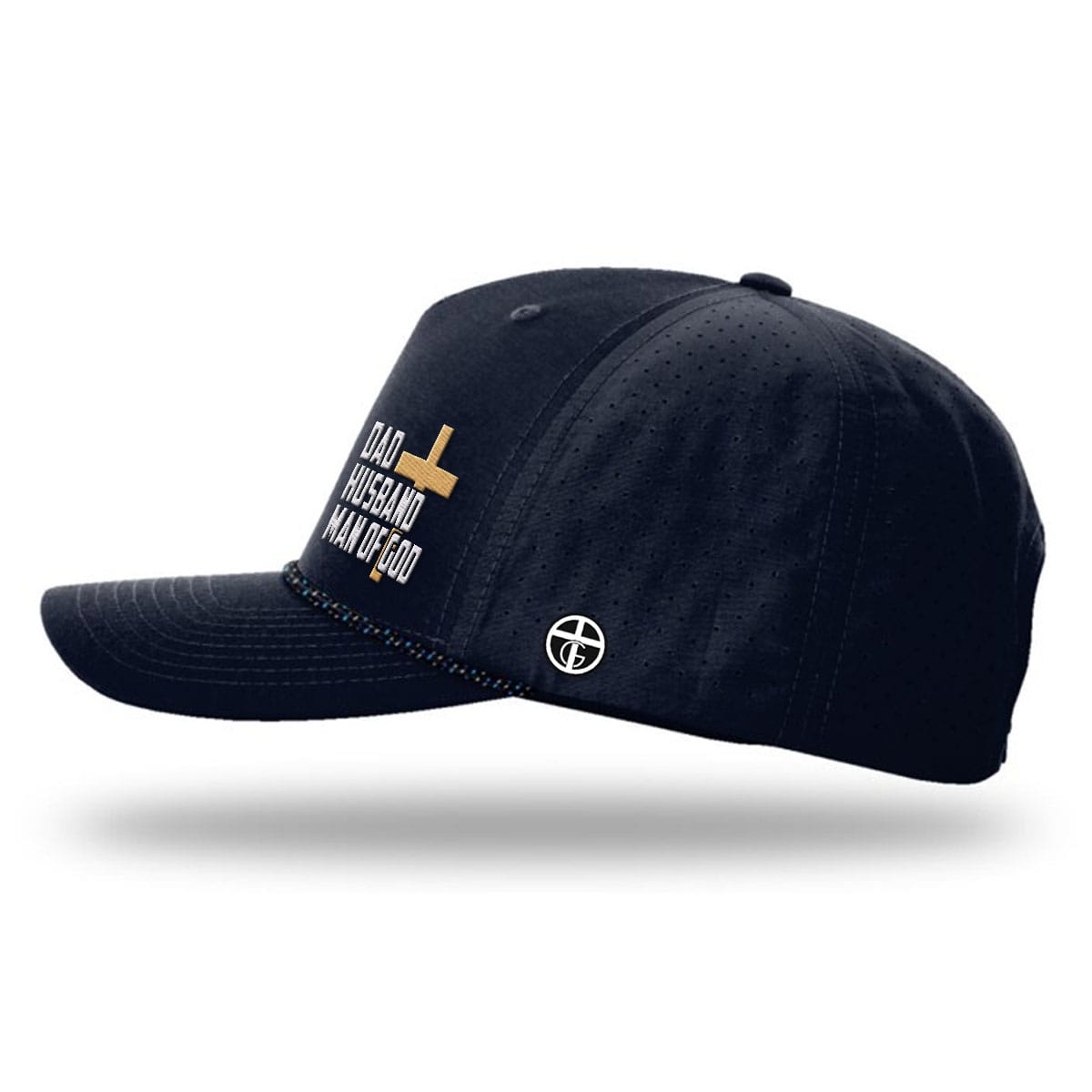 OurTrueGod Customs Hat Dad, Husband, Man of God Performance Rope Hats