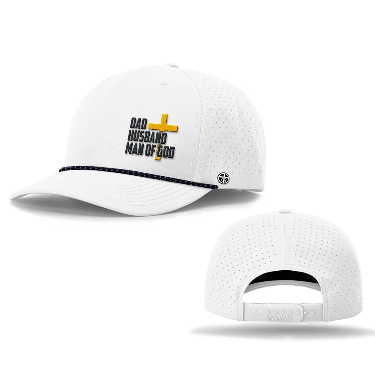 OurTrueGod Customs Hat Dad, Husband, Man of God Performance Rope Hats