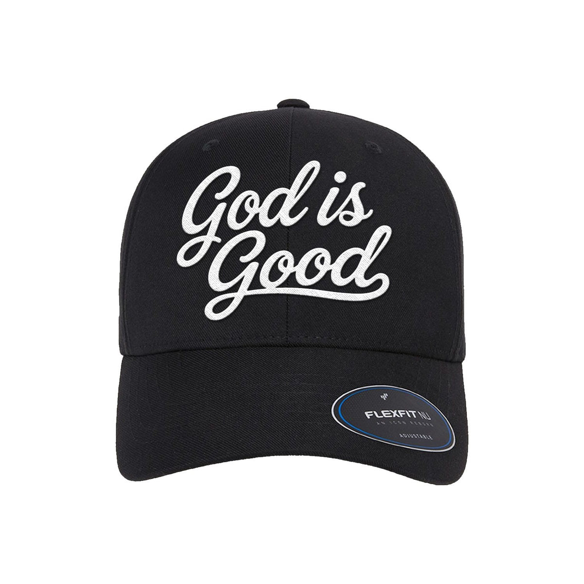 OurTrueGod Customs Hat Flexfit Adjustable Cap / Black / One Size God Is Good Premium Flexfit Hats