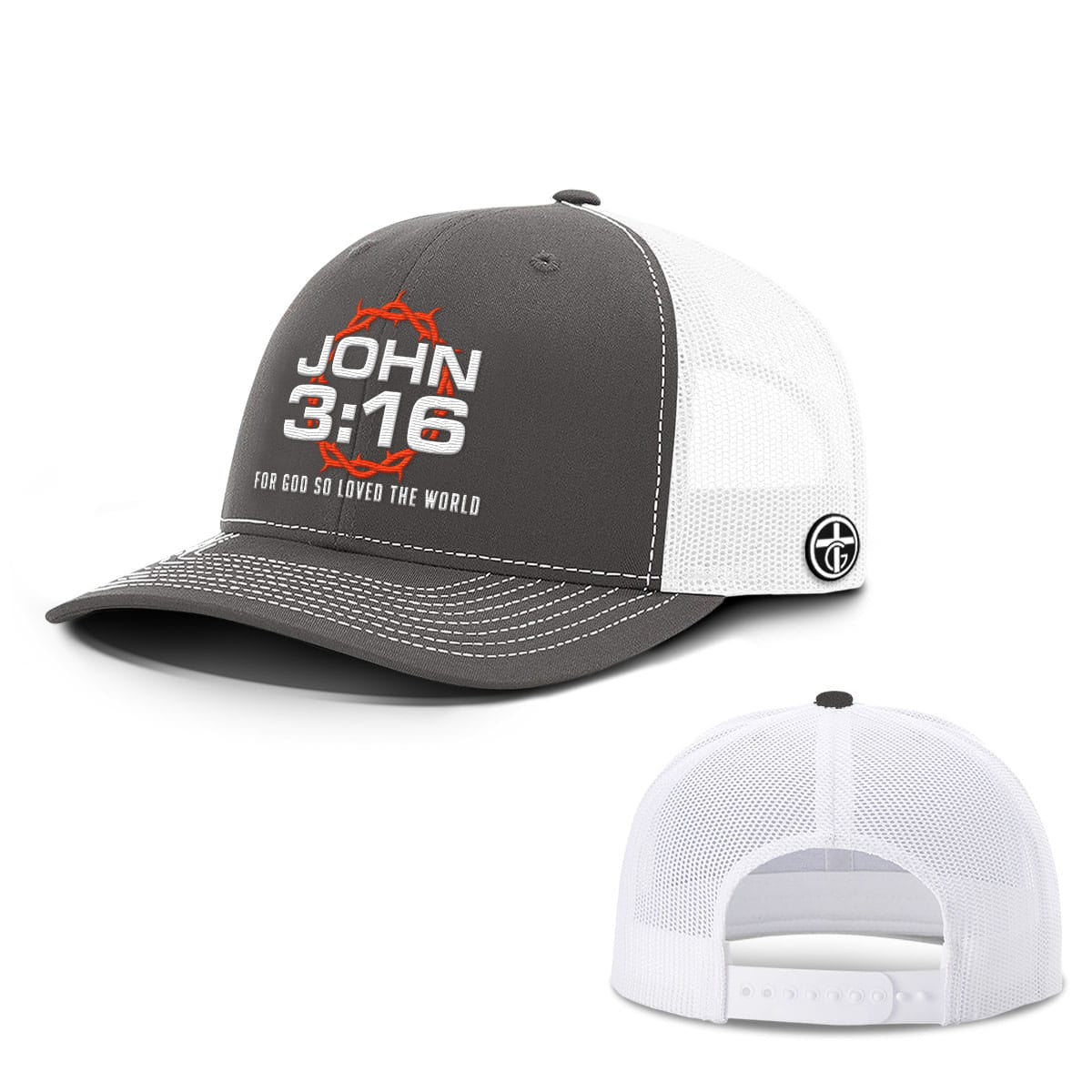 OurTrueGod Customs Hat For God So Loved The World Hats