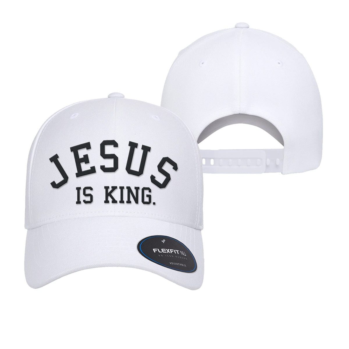 OurTrueGod Customs Hat Jesus Is King Premium Flexfit Hats
