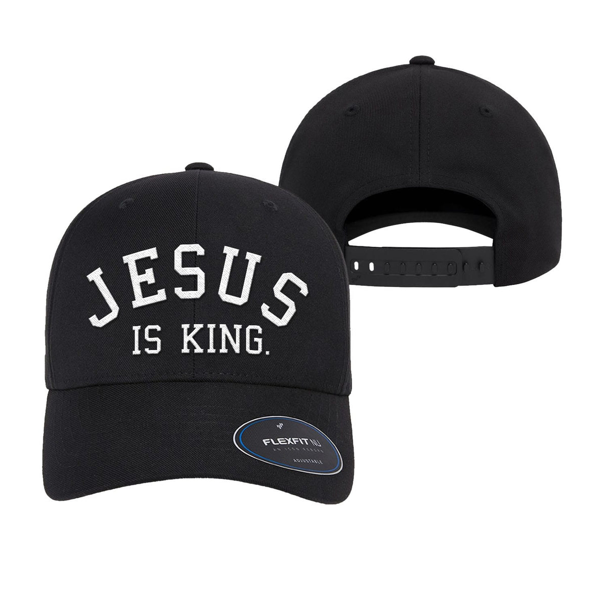 OurTrueGod Customs Hat Jesus Is King Premium Flexfit Hats