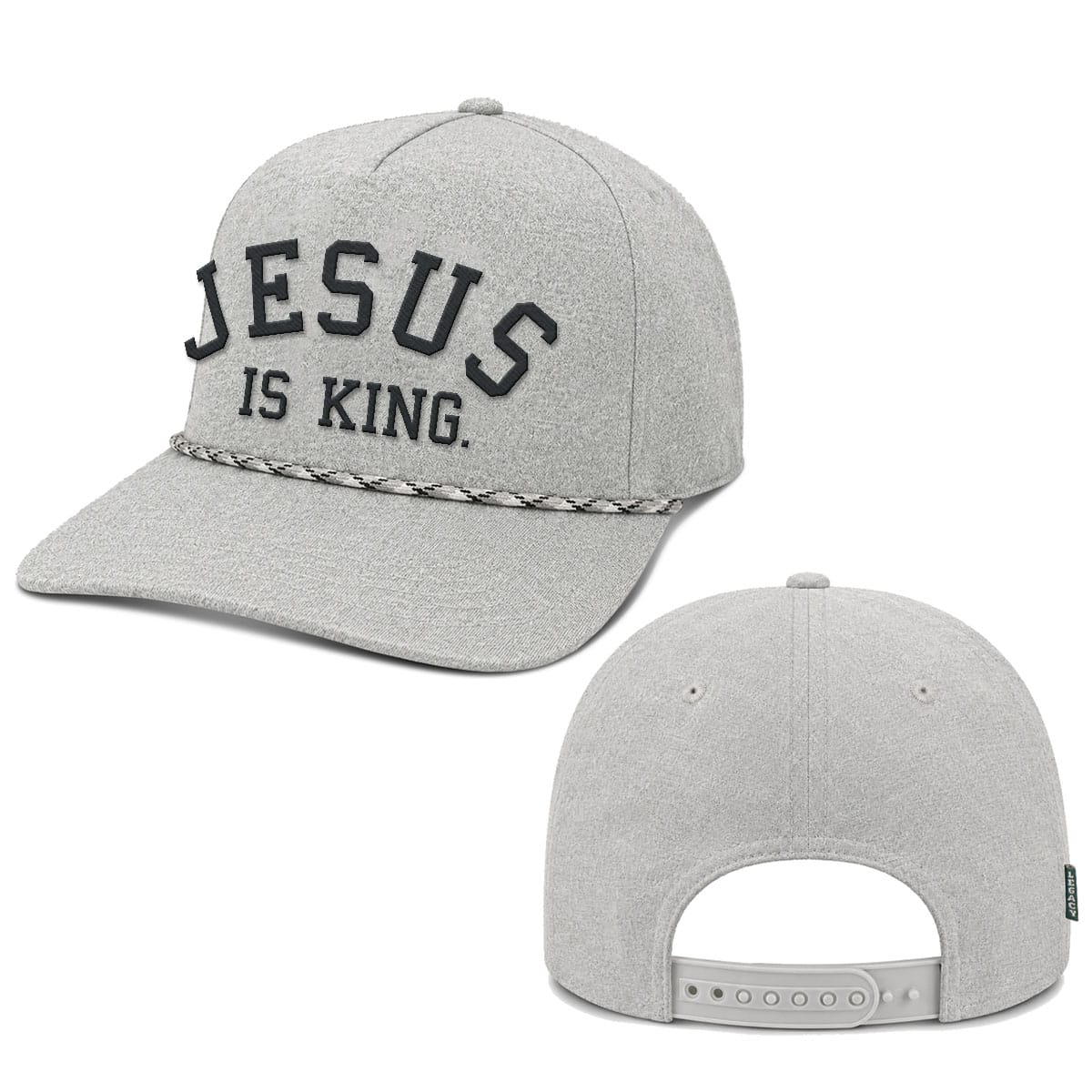 OurTrueGod Customs Hat Jesus Is King Rope Hats