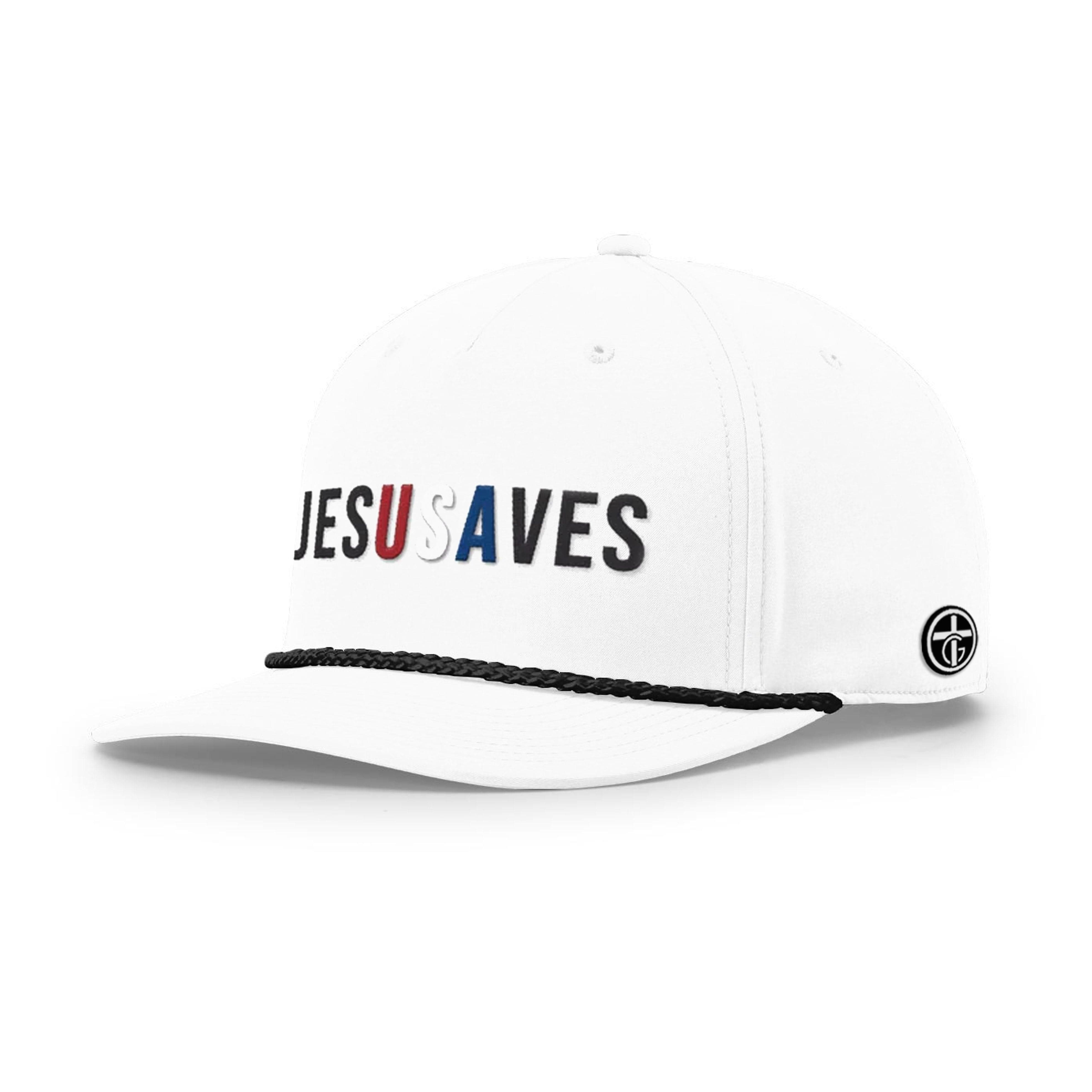 OurTrueGod Customs Hat JESUSAVES Rope Hats