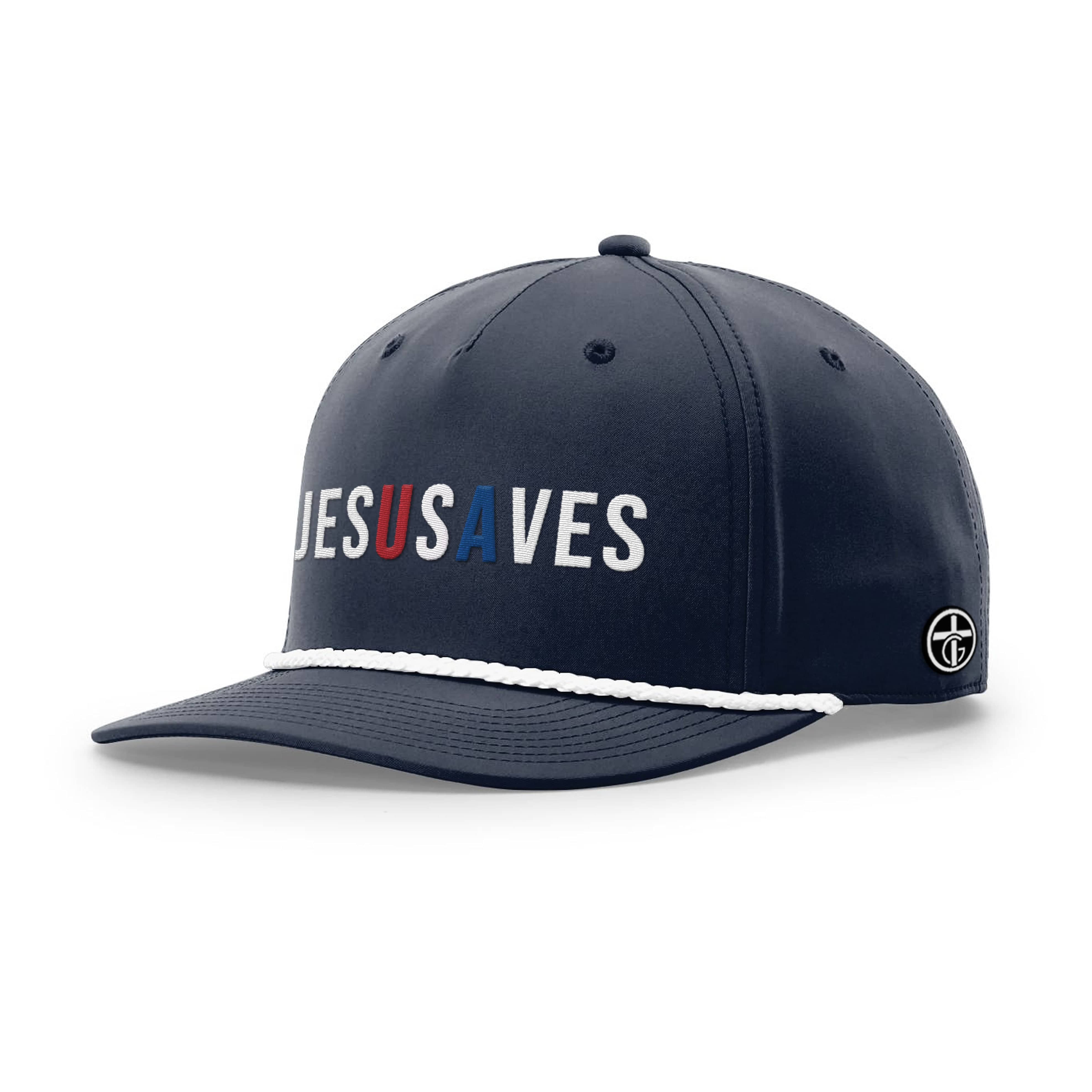 OurTrueGod Customs Hat JESUSAVES Rope Hats