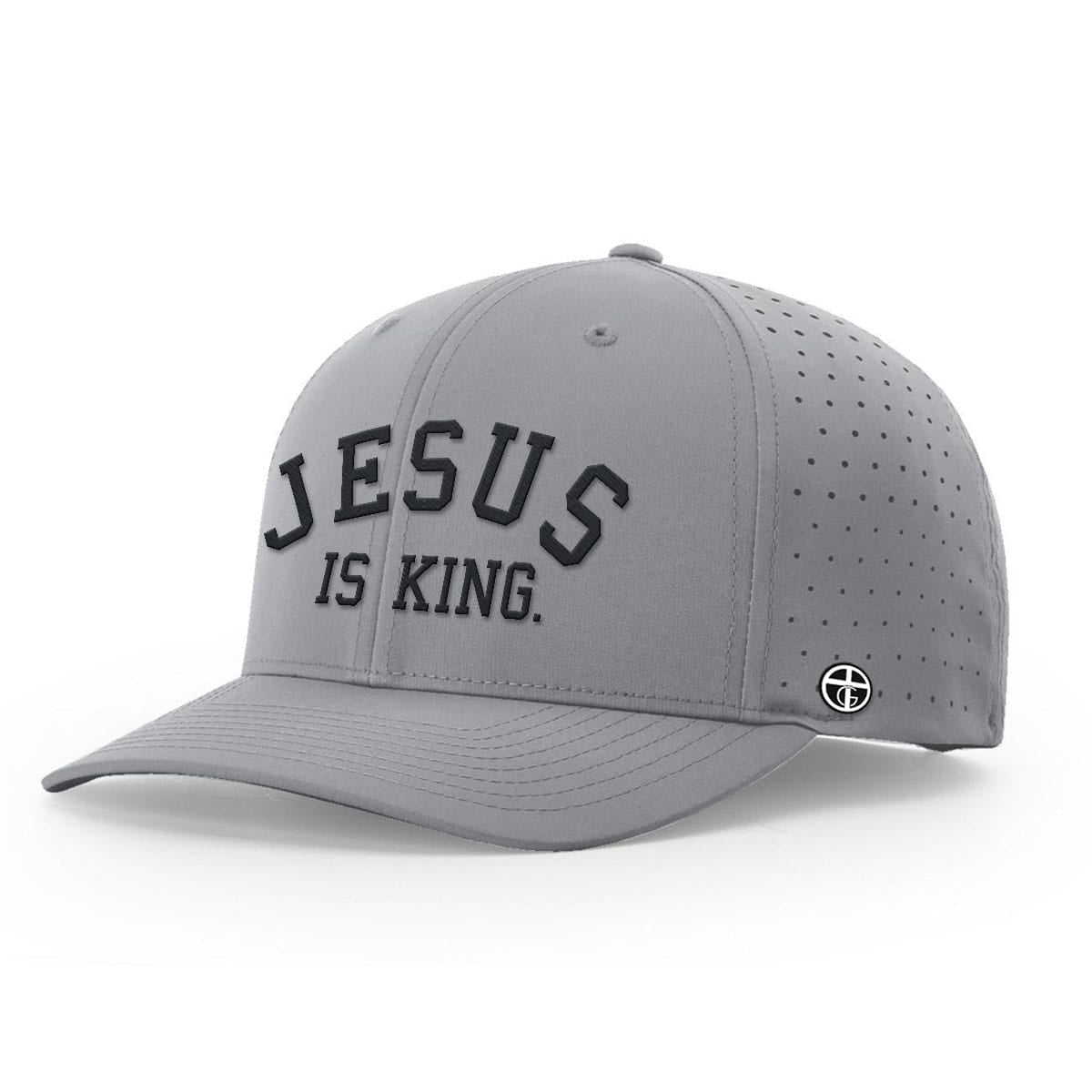 OurTrueGod Customs Hat Performance Hat / Grey / S Jesus Is King Performance Hats