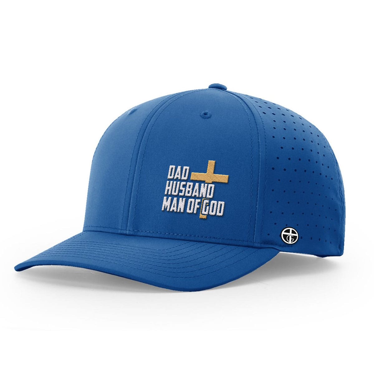 OurTrueGod Customs Hat Performance Hat / Royal Blue / S Dad, Husband, Man of God Performance Hats