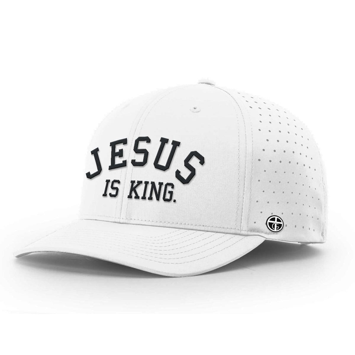 OurTrueGod Customs Hat Performance Hat / White / S Jesus Is King Performance Hats
