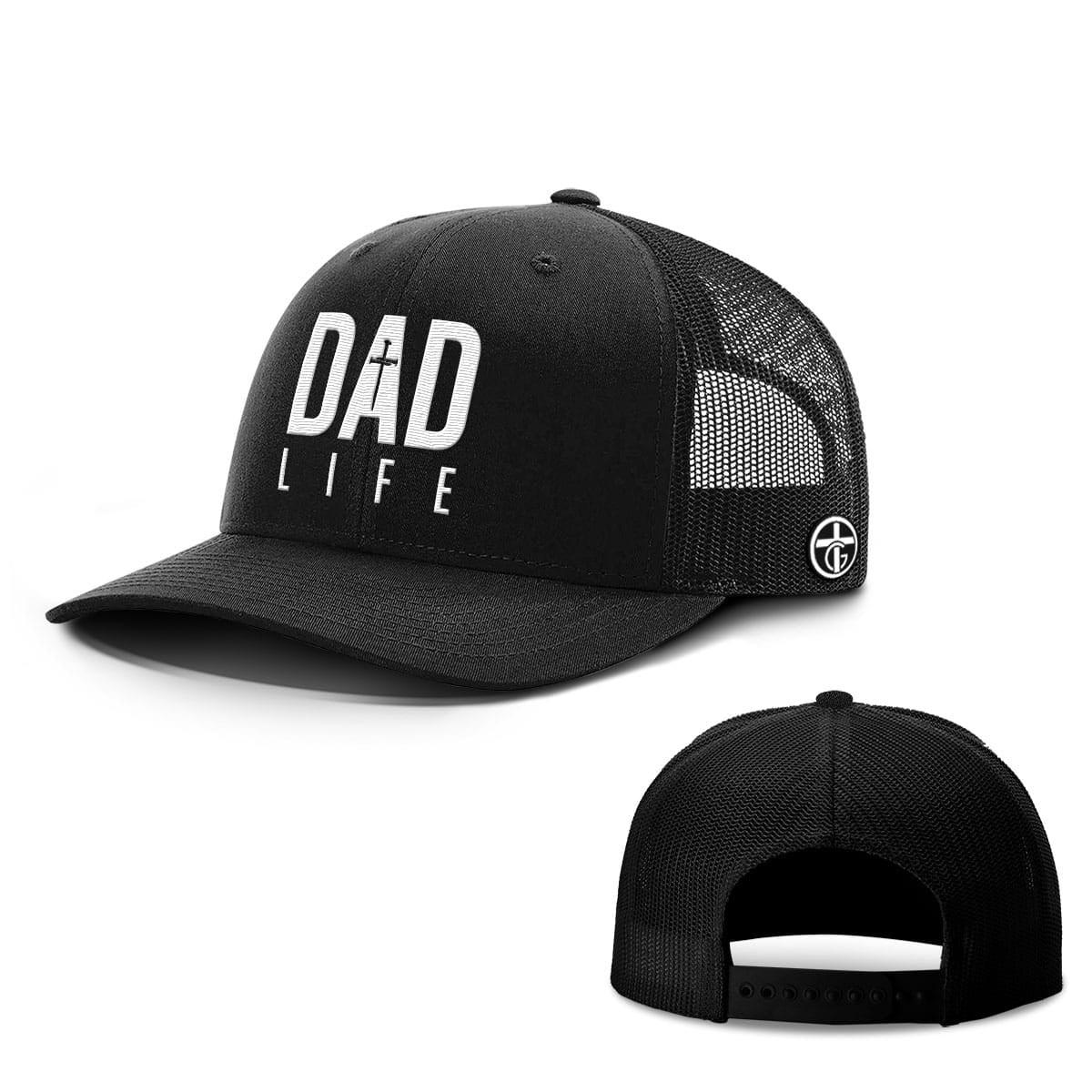 OurTrueGod Customs Hat Snapback / Full Black / One Size Dad Life Hats