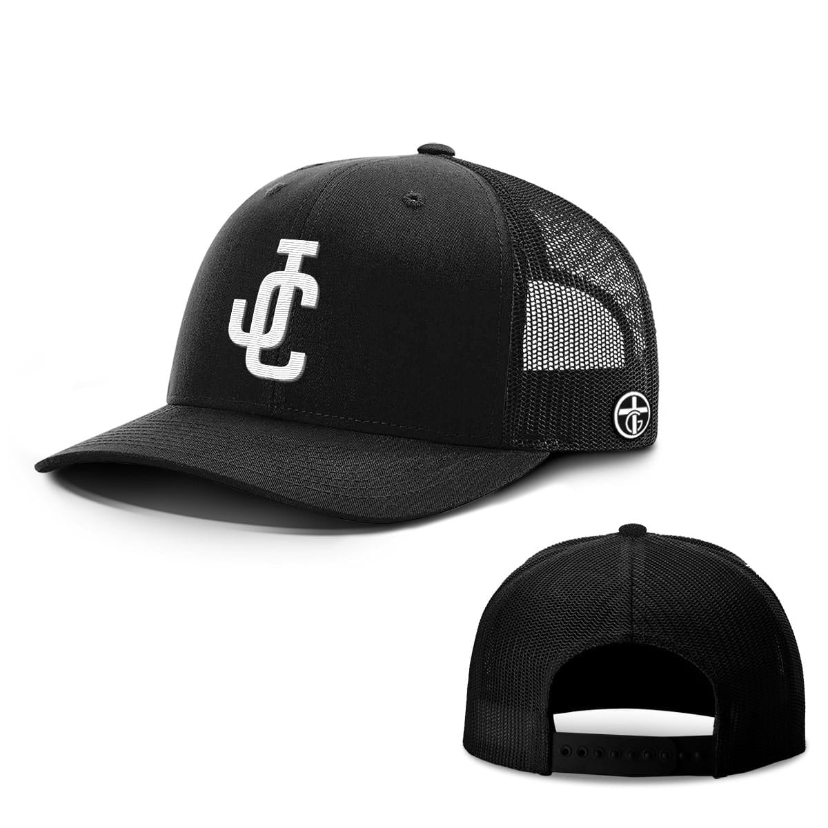 OurTrueGod Customs Hat Snapback / Full Black / One Size JC Hats