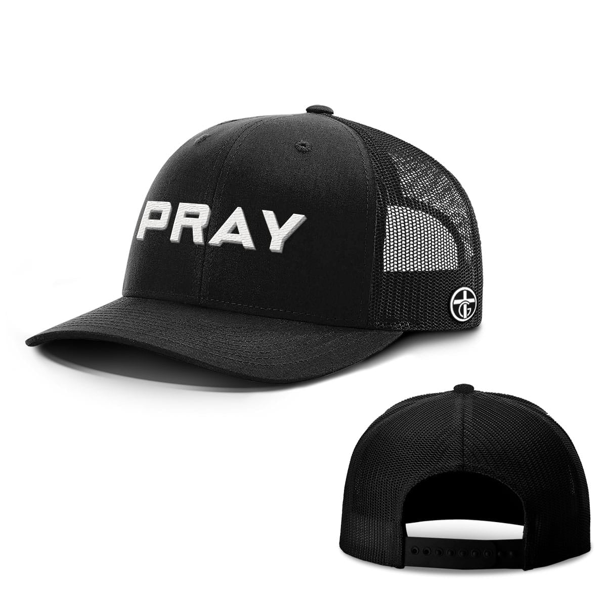 OurTrueGod Customs Hat Snapback / Full Black / One Size Pray Hats