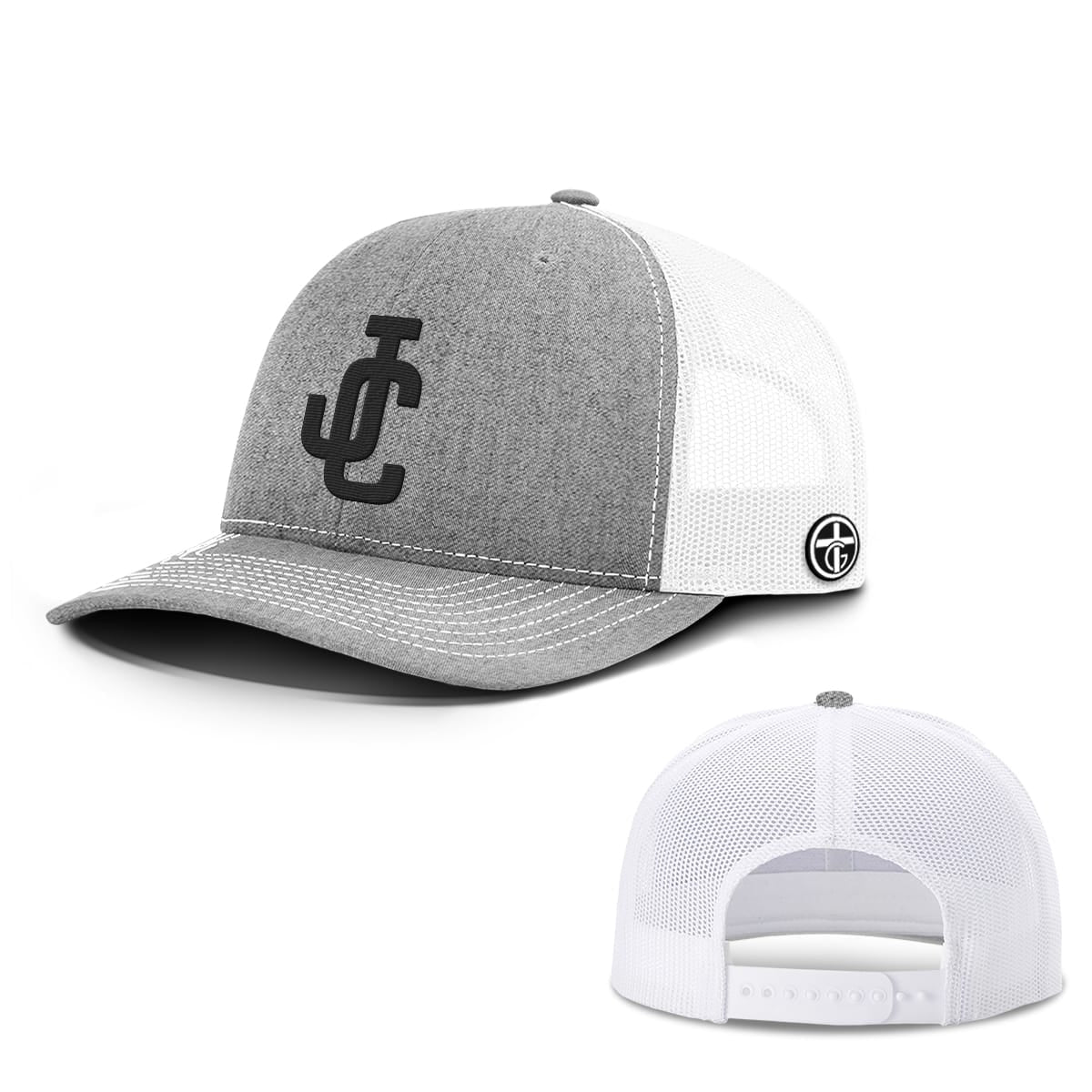 JC Hat, Snapback in Heather and White