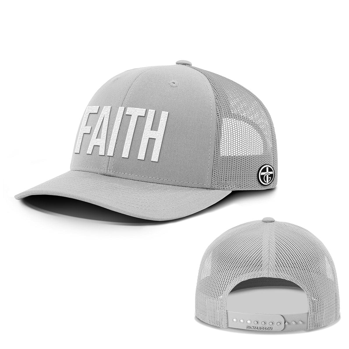 OurTrueGod Customs Hat Snapback / Light Grey / One Size FAITH Everyday Faith Hats