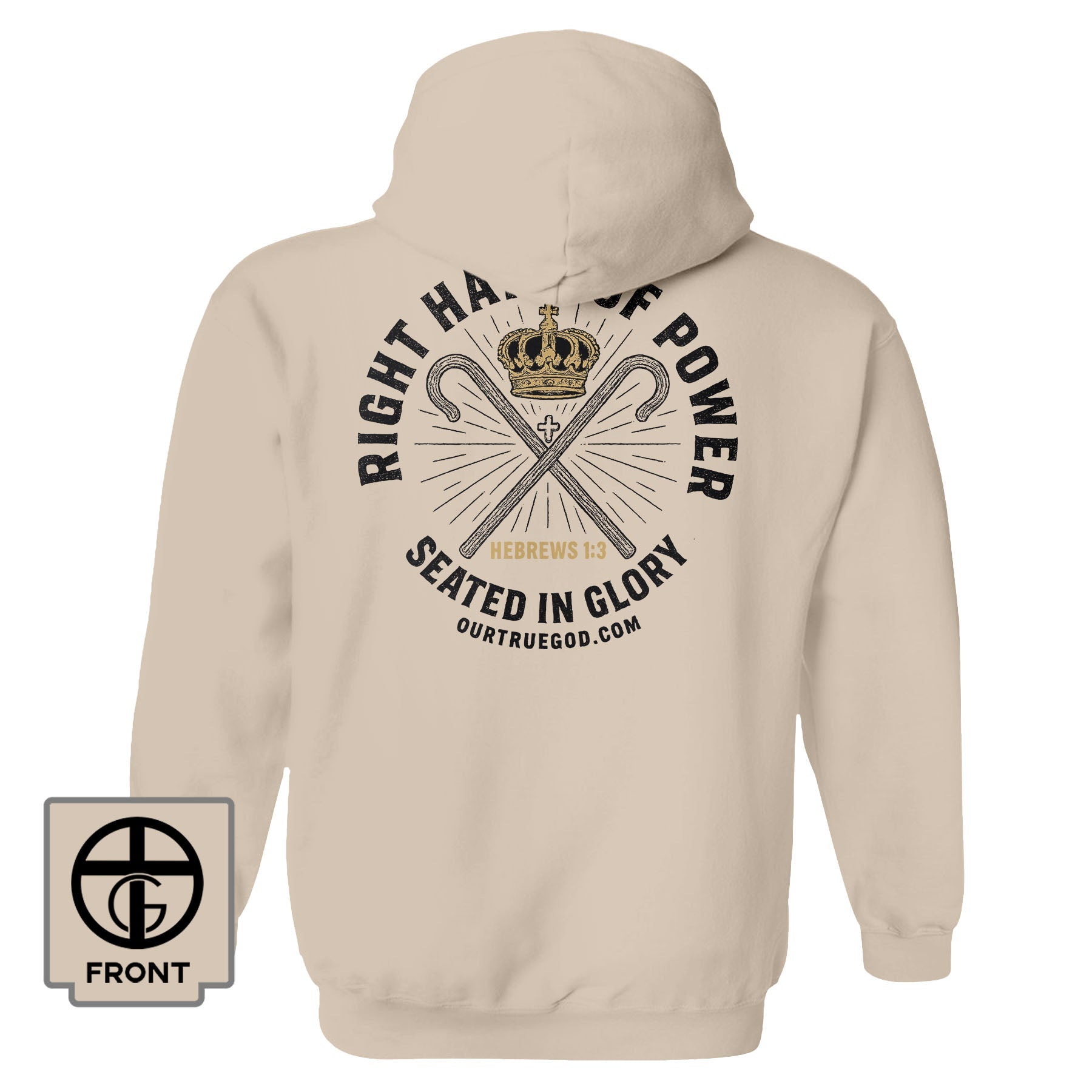 Right Hand of Power Fall Collection Hoodie - Our True God