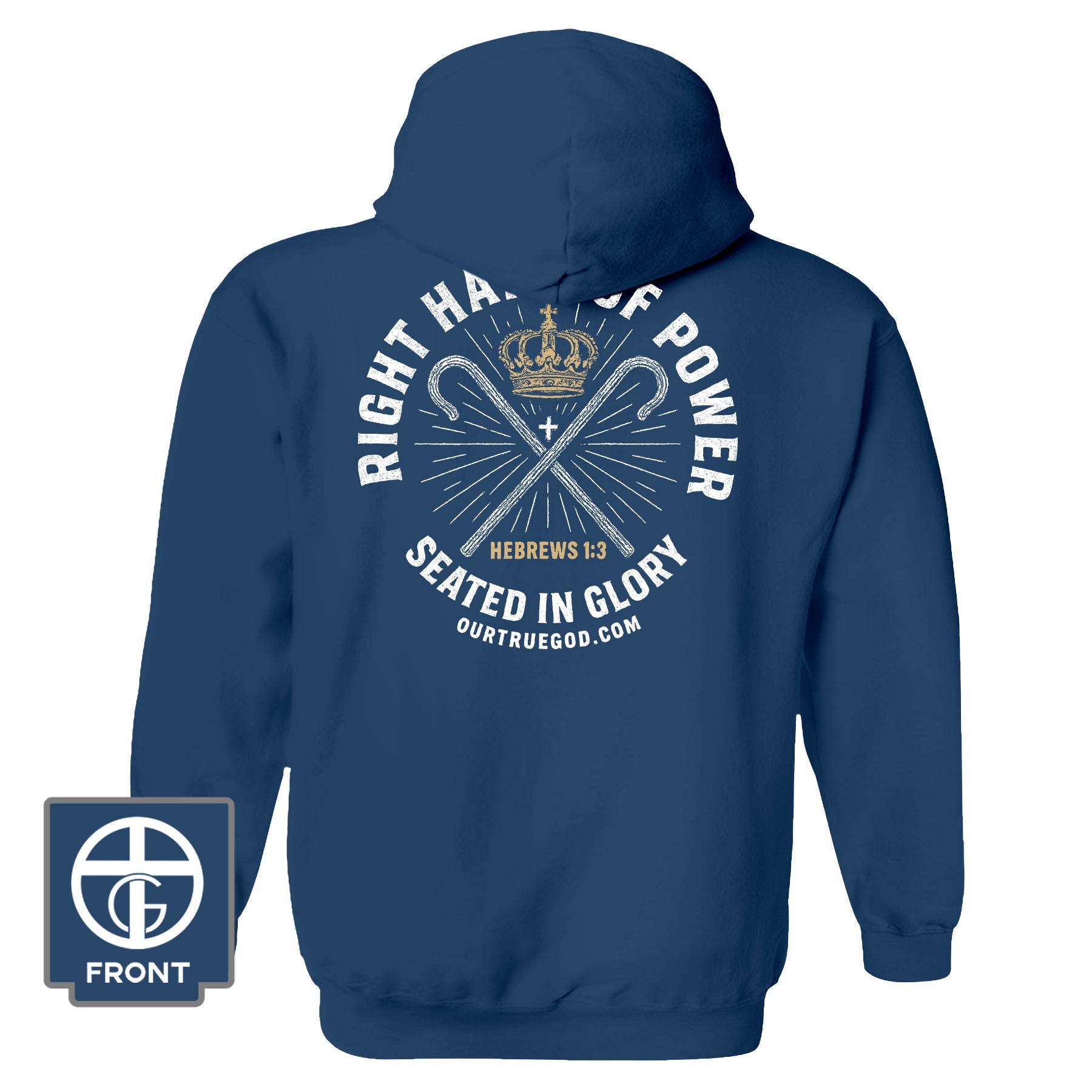 Right Hand of Power Fall Collection Hoodie - Our True God