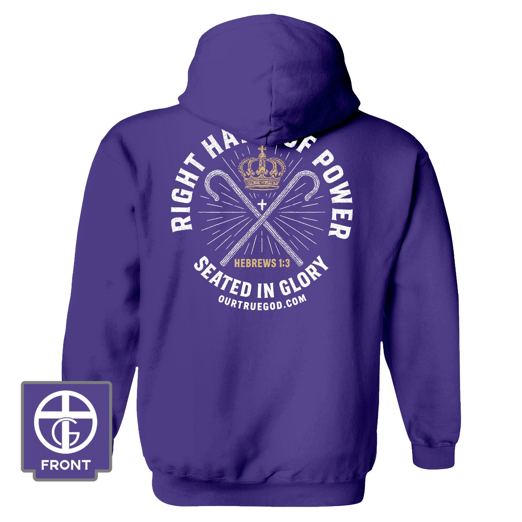 Right Hand of Power Fall Collection Hoodie - Our True God