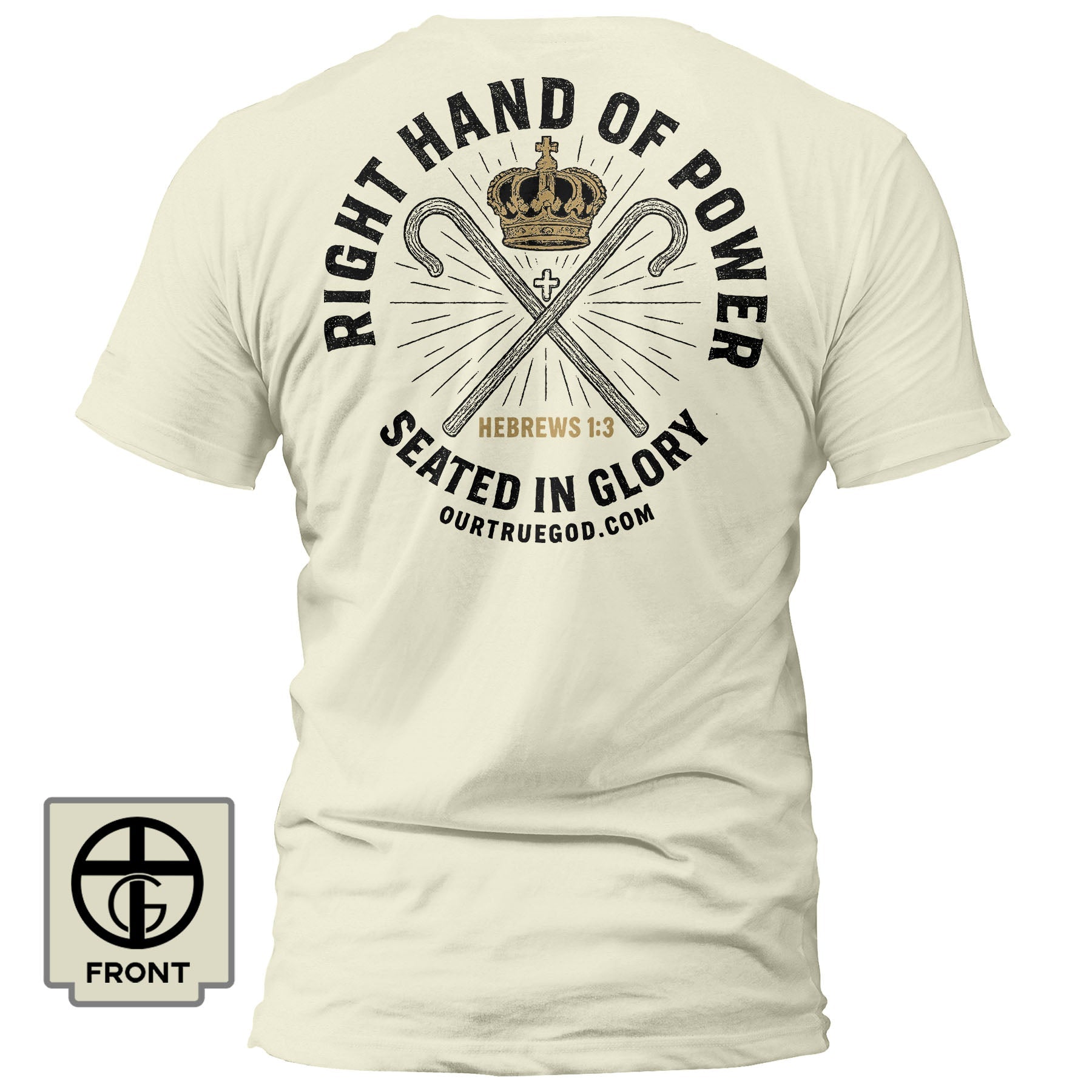 Right Hand of Power Fall Collection T-Shirt - Our True God