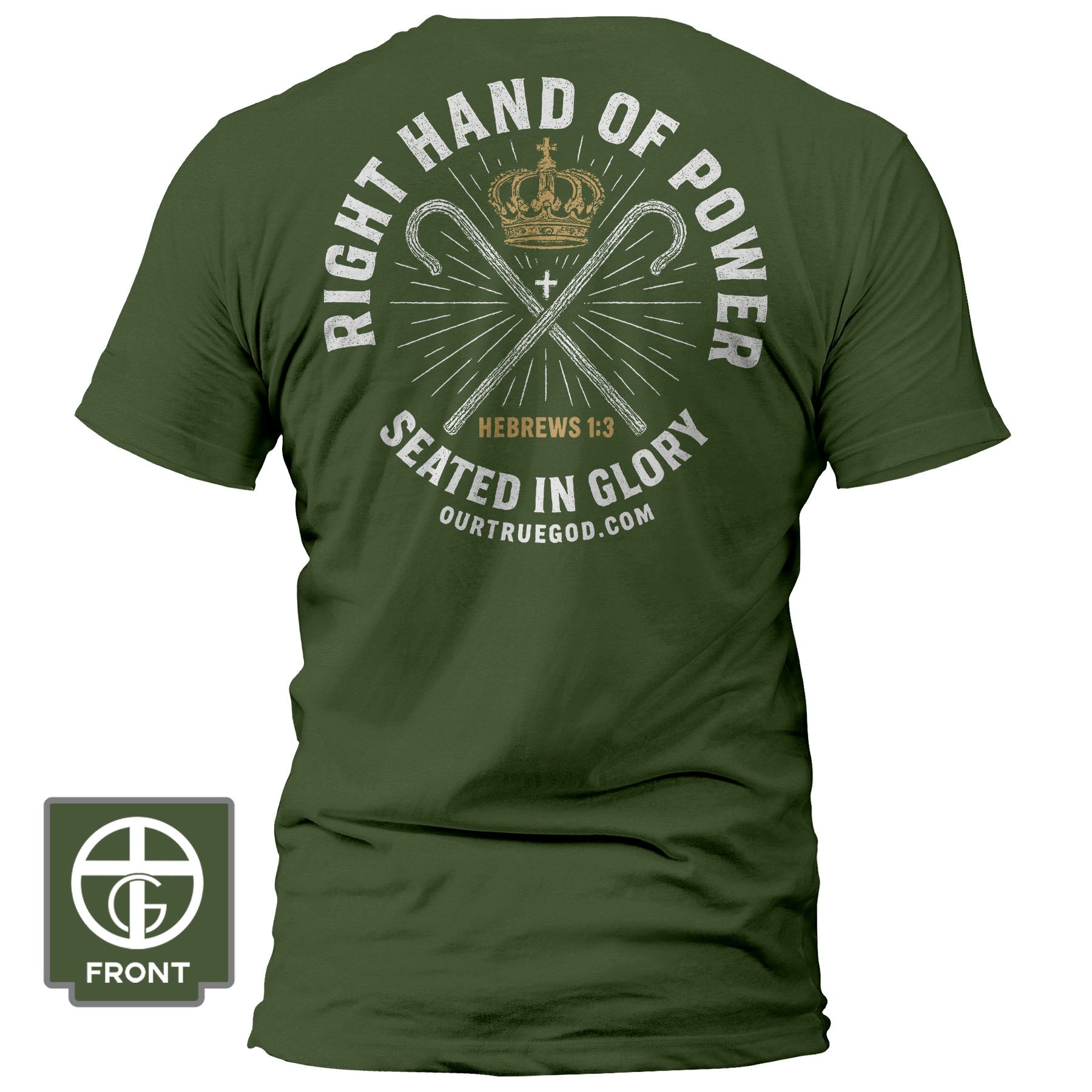 Right Hand of Power Fall Collection T-Shirt - Our True God