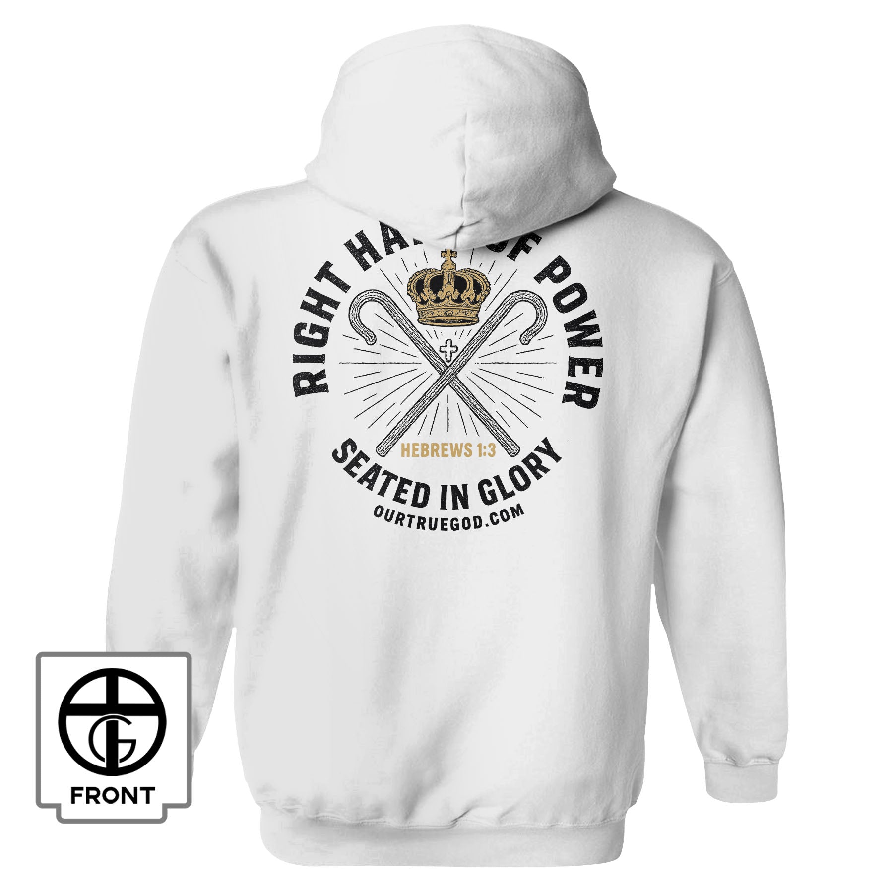 Right Hand of Power Hoodie - Our True God