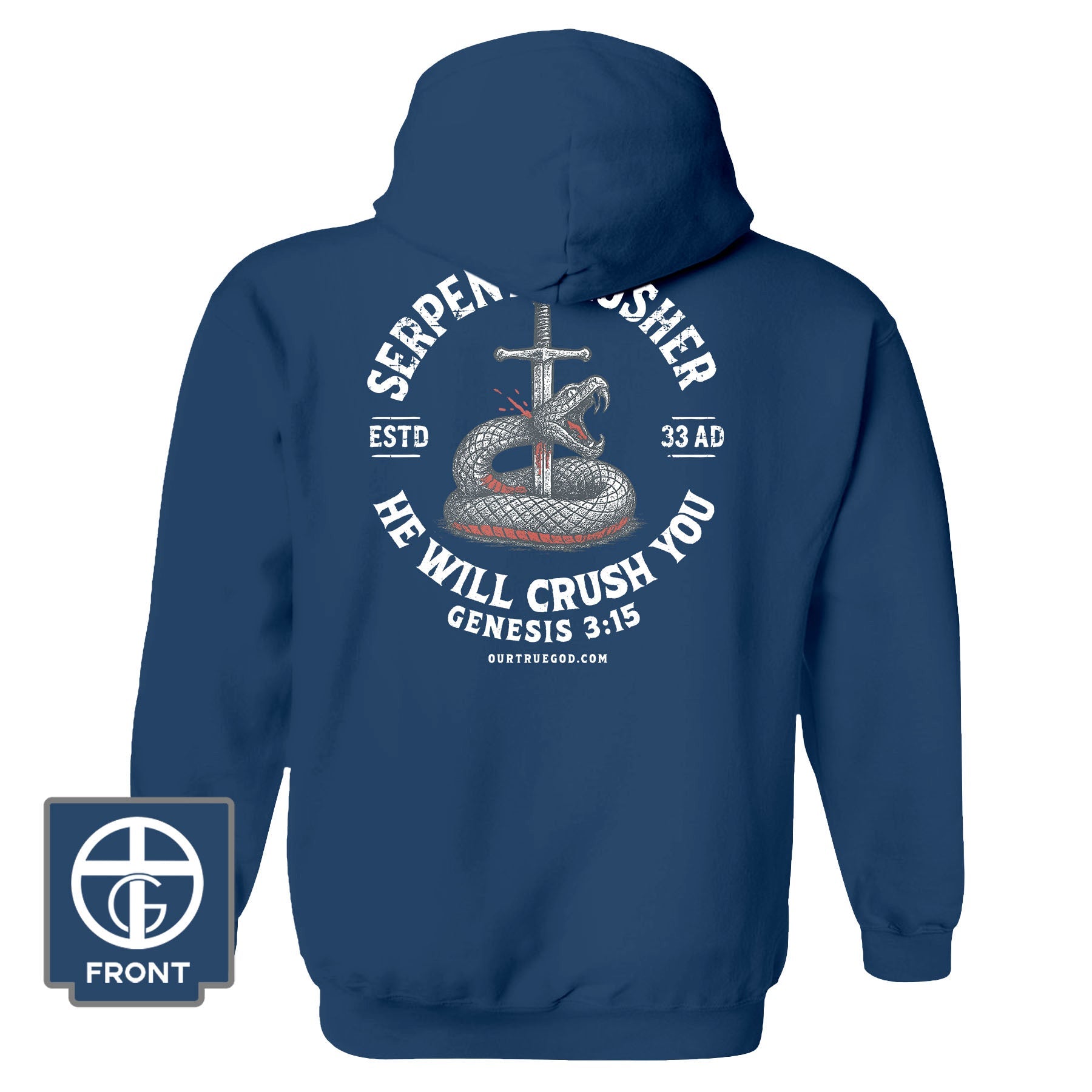 Serpent Crusher Fall Collection Hoodie - Our True God