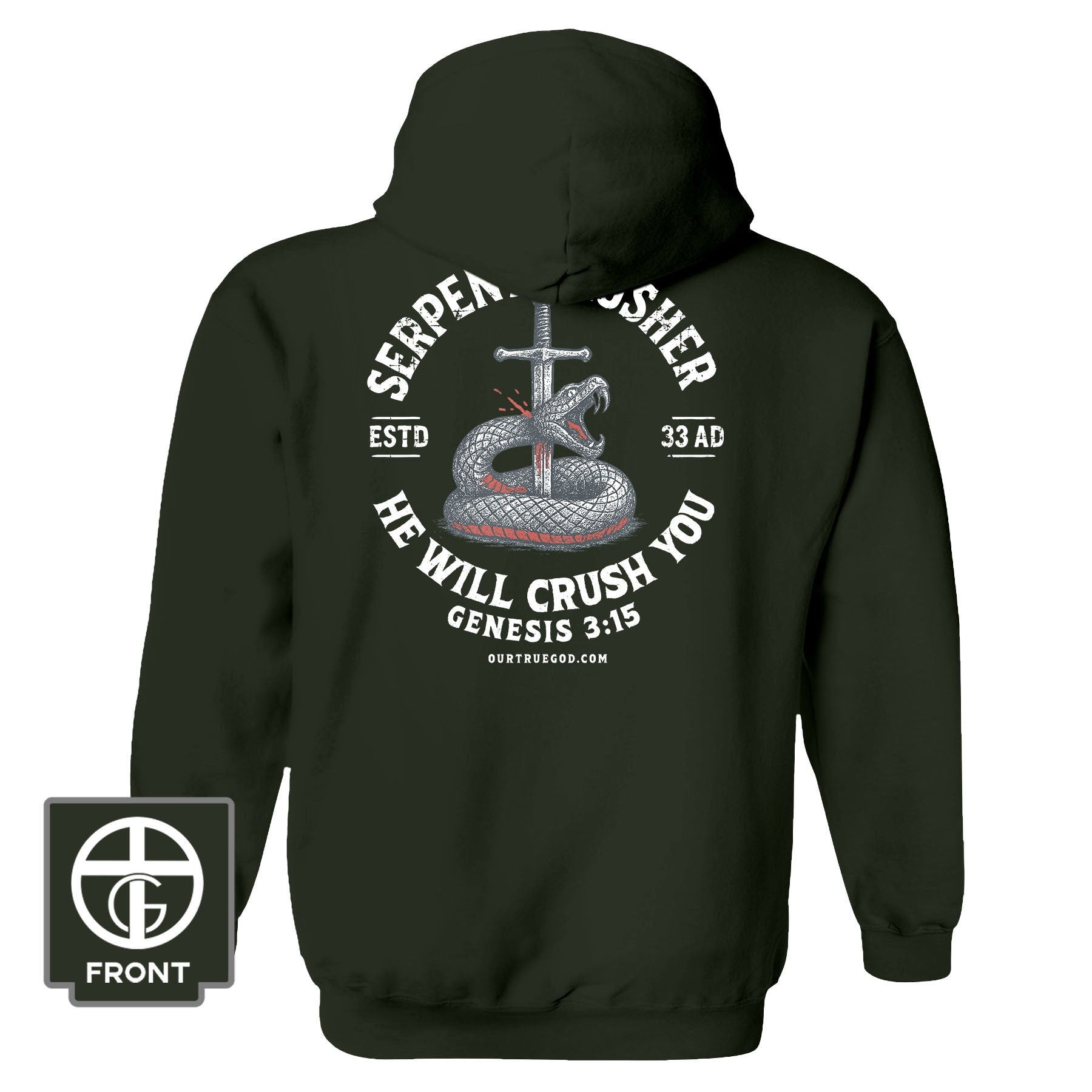 Serpent Crusher Fall Collection Hoodie - Our True God