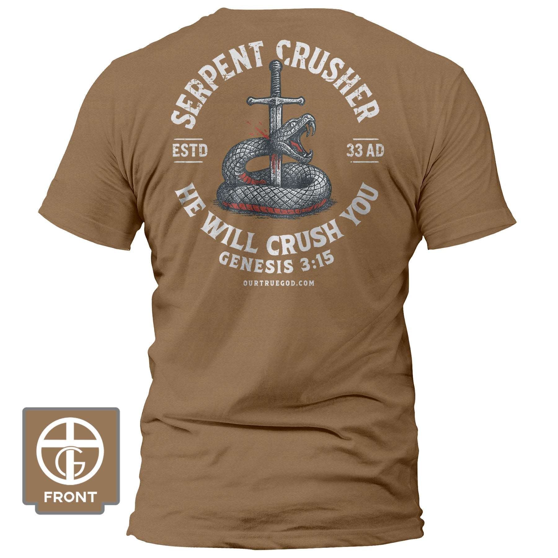 Serpent Crusher Fall Collection T-Shirt - Our True God