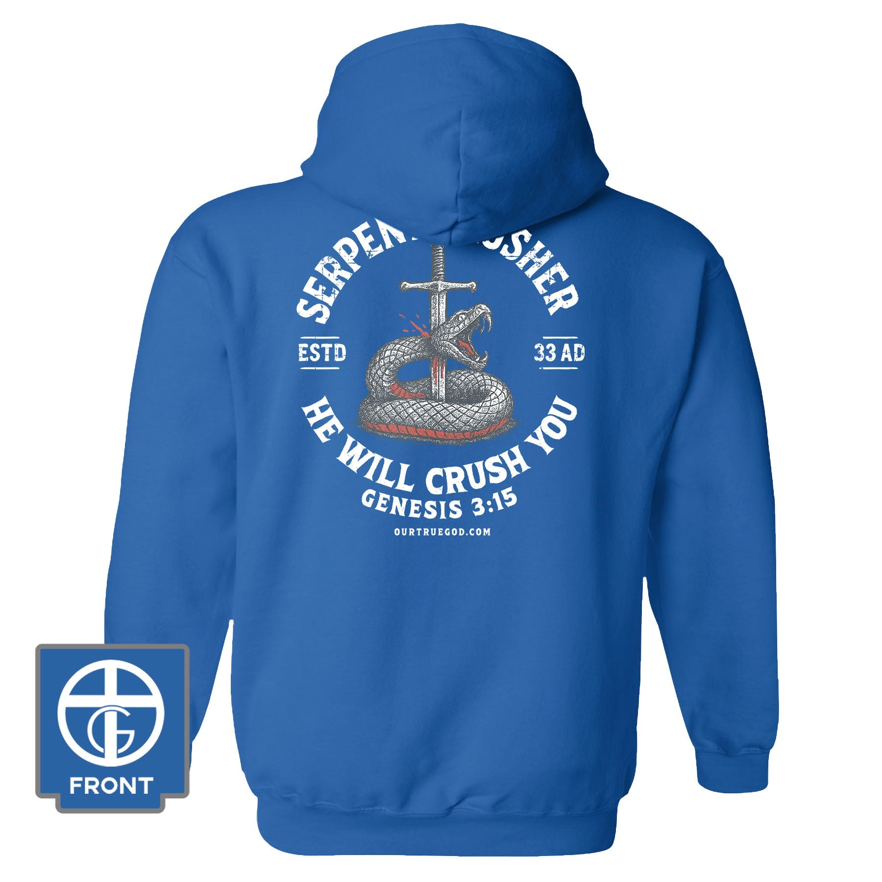 Serpent Crusher Hoodie - Our True God
