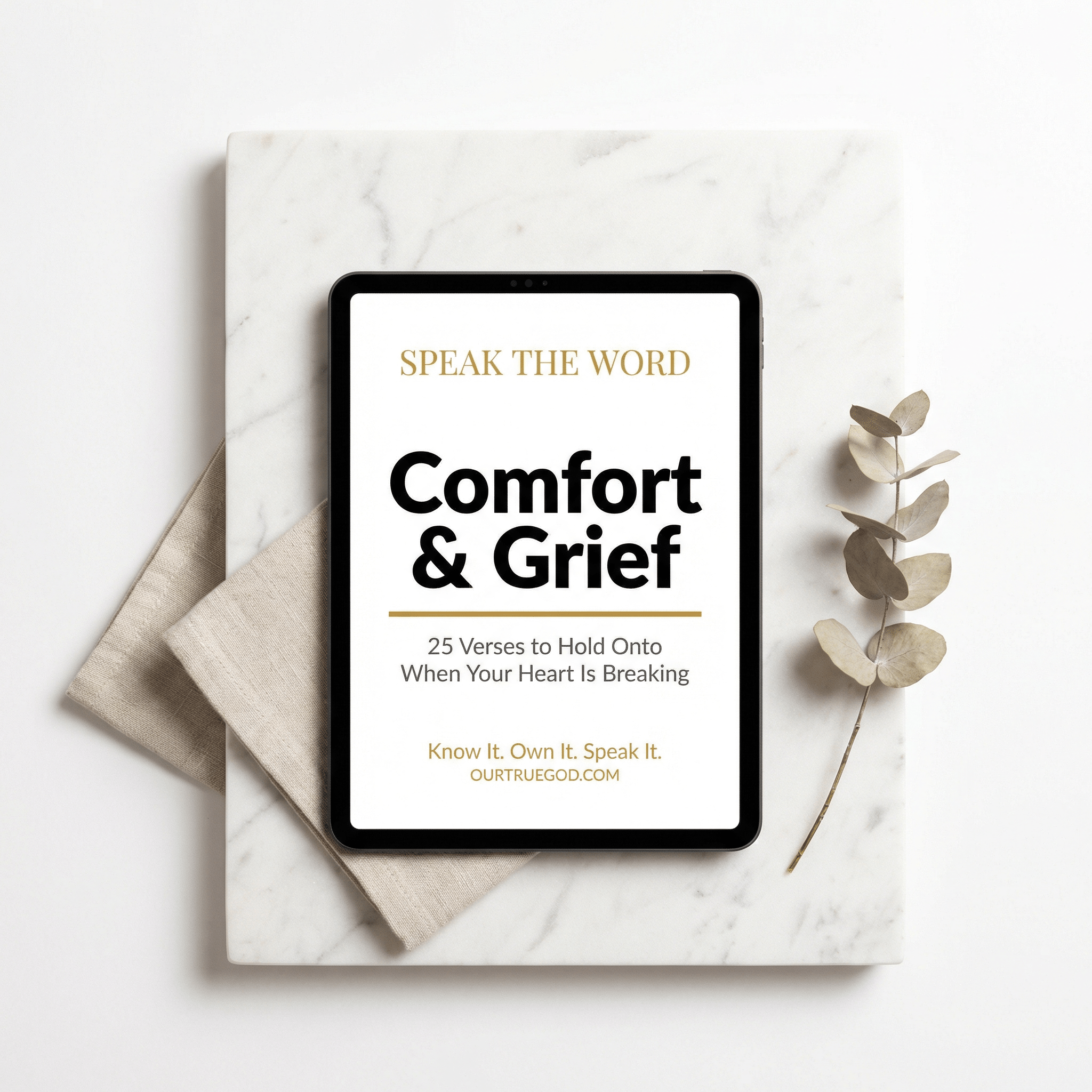 Speak The Word: Comfort & Grief - Our True God