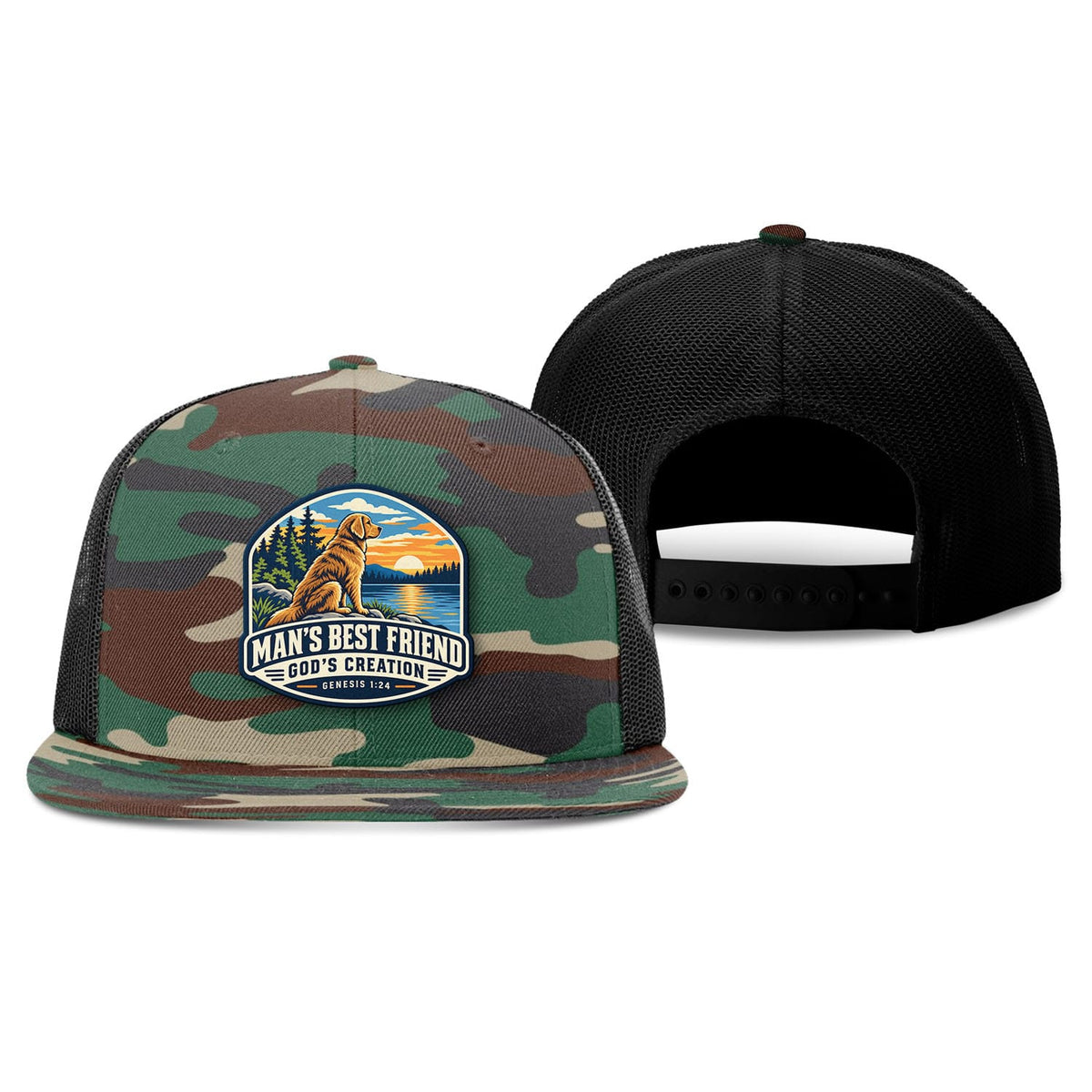 SunFrog Solutions Hat Man's Best Friend Trucker Hat