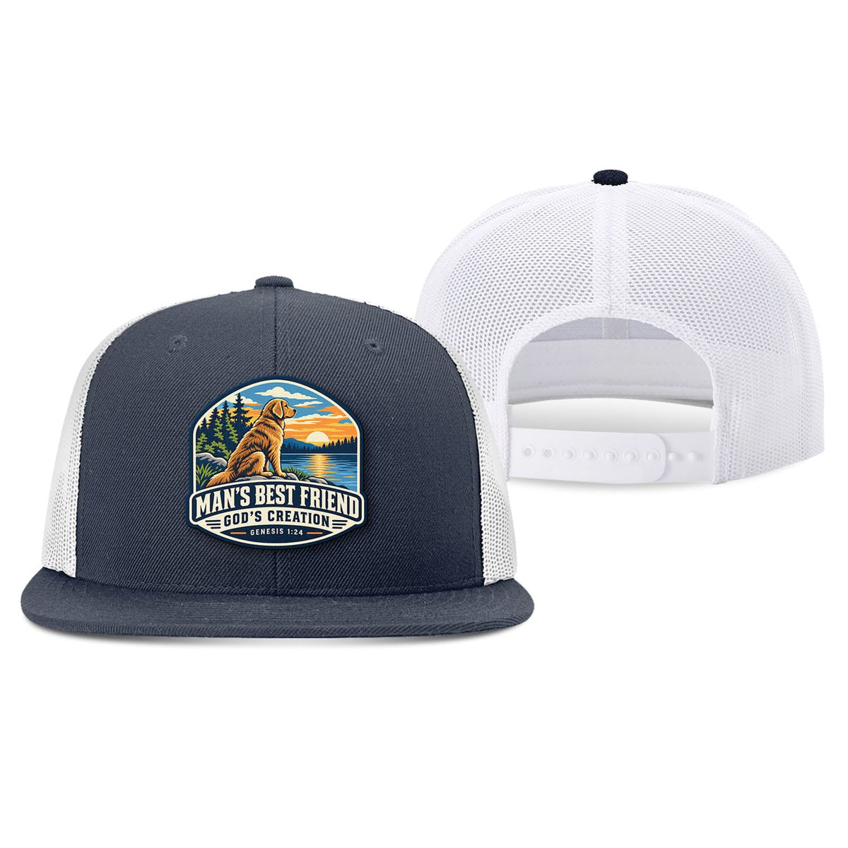 SunFrog Solutions Hat Man's Best Friend Trucker Hat